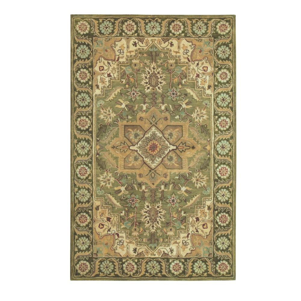 Green 4 X 6 Area Rugs The Home Depot Norman Sage 3 Ft 6 In X 5 Area