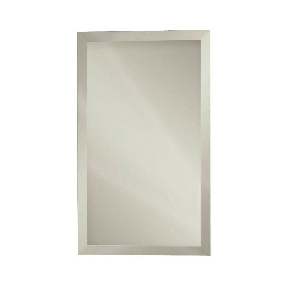 Jensen Studio Iv 15 In W X 25 In H X 5 In D Recessed Or Surface Mount Medicine Cabinet S468244ssx The Home Depot