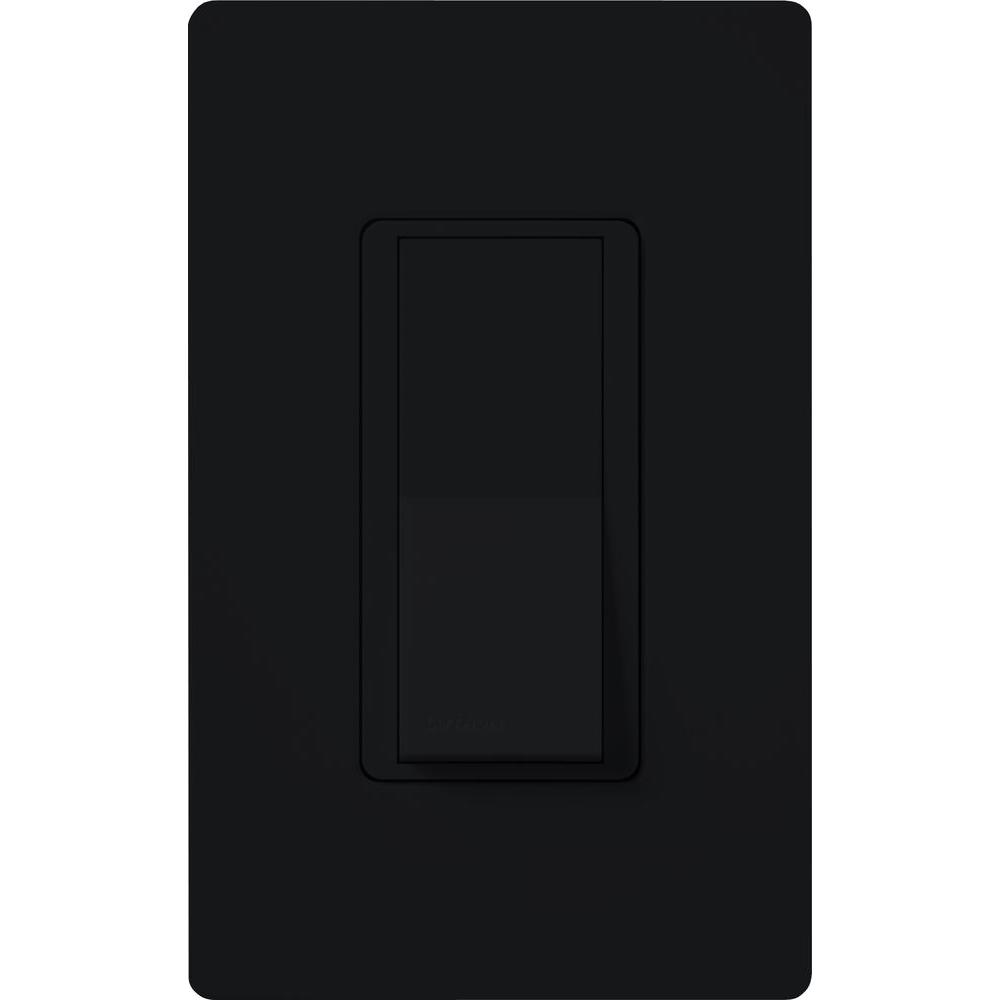 Lutron Claro On/Off Switch, 15Amp, SinglePole, BlackCA1PSBL The