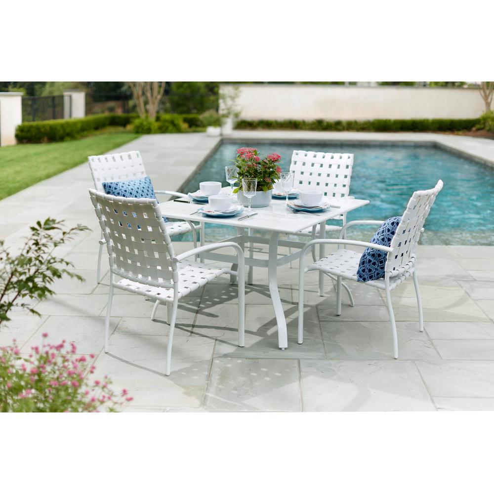 White Patio Dining Tables Patio Tables The Home Depot