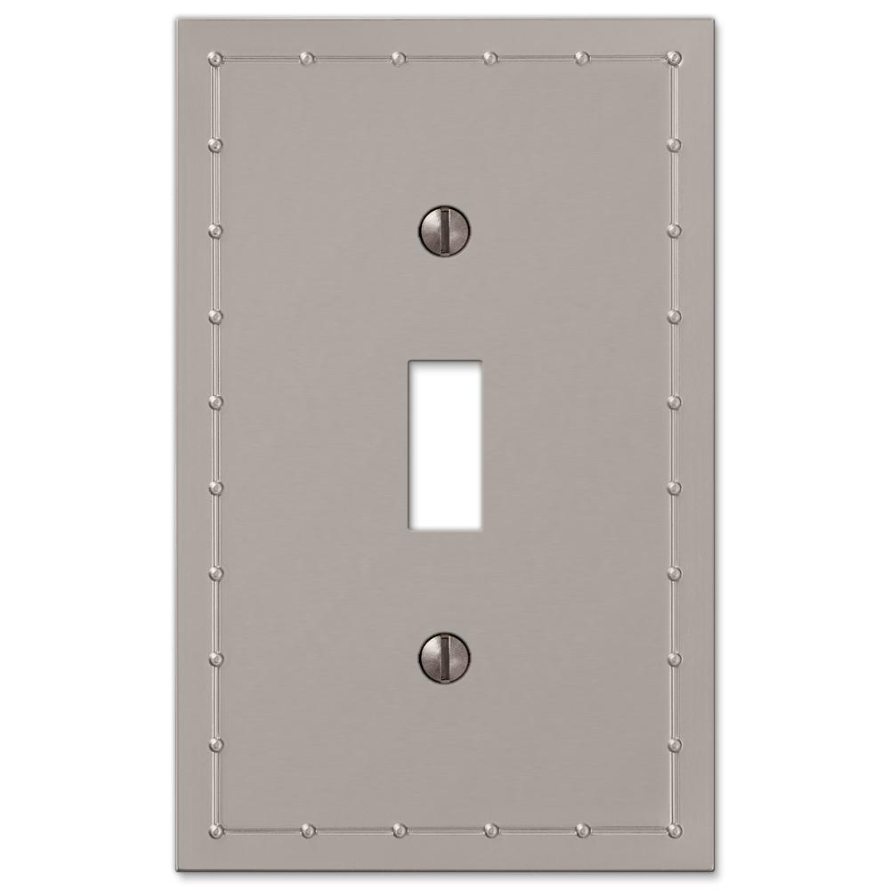 1Gang Nickel Toggle Light Switch Plates Light Switch Plates The Home Depot