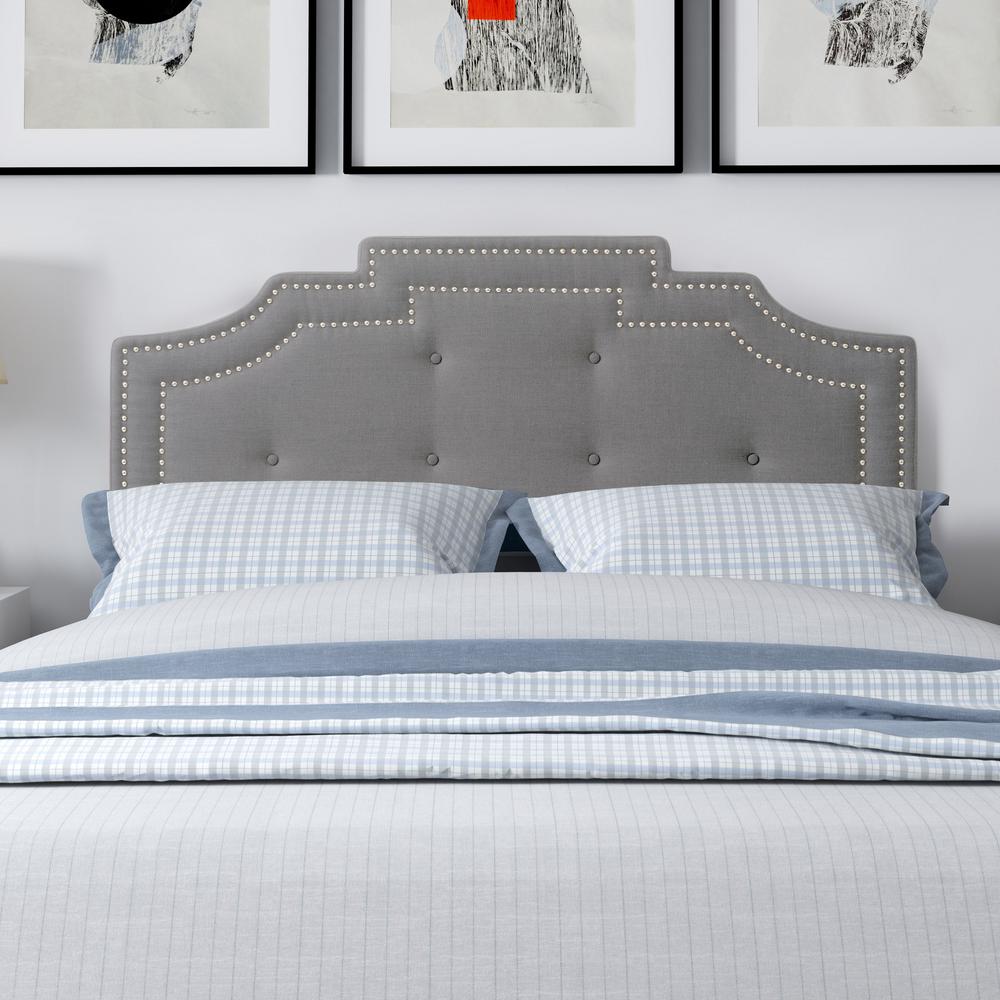 double headboard with lights