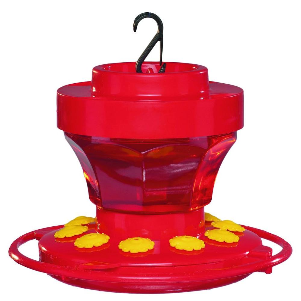 First Nature 32 oz. Hummingbird Flower Feeder993090446 The Home Depot