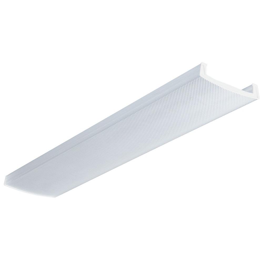 Lithonia Lighting Lb 4 In X 48 In Clear Wraparound Prismatic Lens