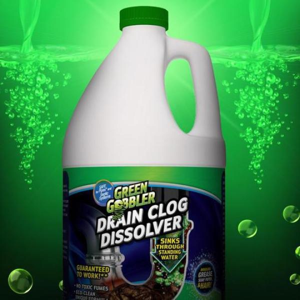 Green Gobbler 1 Gal Dissolve Hair And Grease Clog Remover Ggdiss128 1 The Home Depot