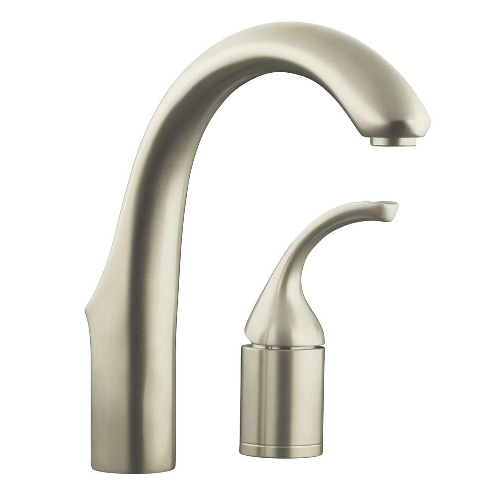 Kohler Forte 2 Hole Single Handle Bar Faucet In Vibrant Stainless