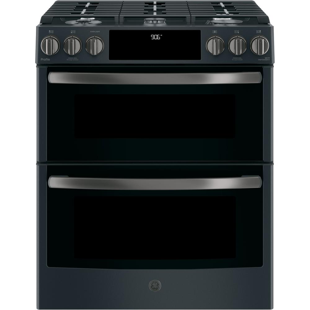 Ge Profile 6 7 Cu Ft Slide In Smart Double Oven Gas Range With Ge Profile 6 7 Cu Ft Slide In Smart Double Oven Gas Range With