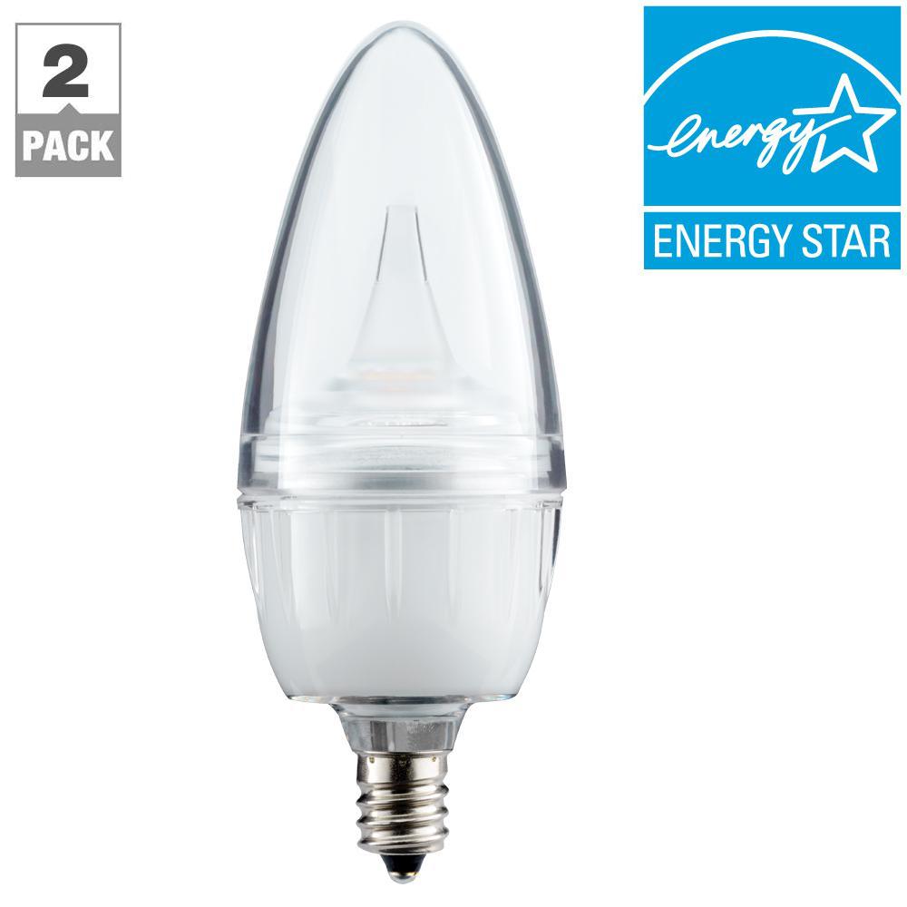 Cree 25w Equivalent Soft White 2700 1800k Candelabra Dimmable Led Cree 25w Equivalent Soft White 2700 1800k Candelabra Dimmable Led Light Bulb With