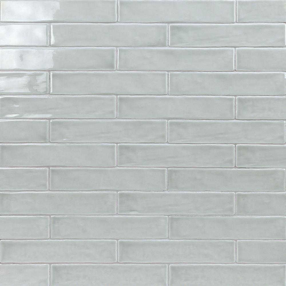 Ivy Hill Tile Newport Gray 2 in. x 10 in. x 11mm Polished Ceramic