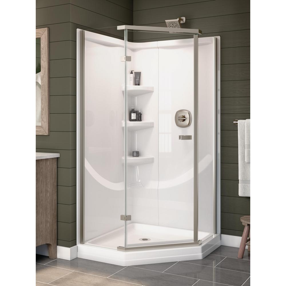 Delta Classic 38 In W X 72 H Neo, Bathroom Shower Wall Panels Home Depot