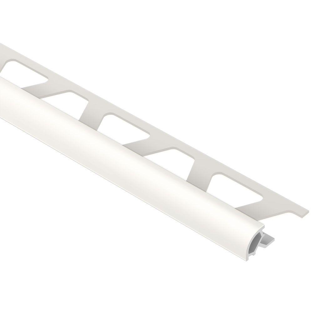 Schluter Rondec White 5/16 in. x 8 ft. 2-1/2 in. PVC ...