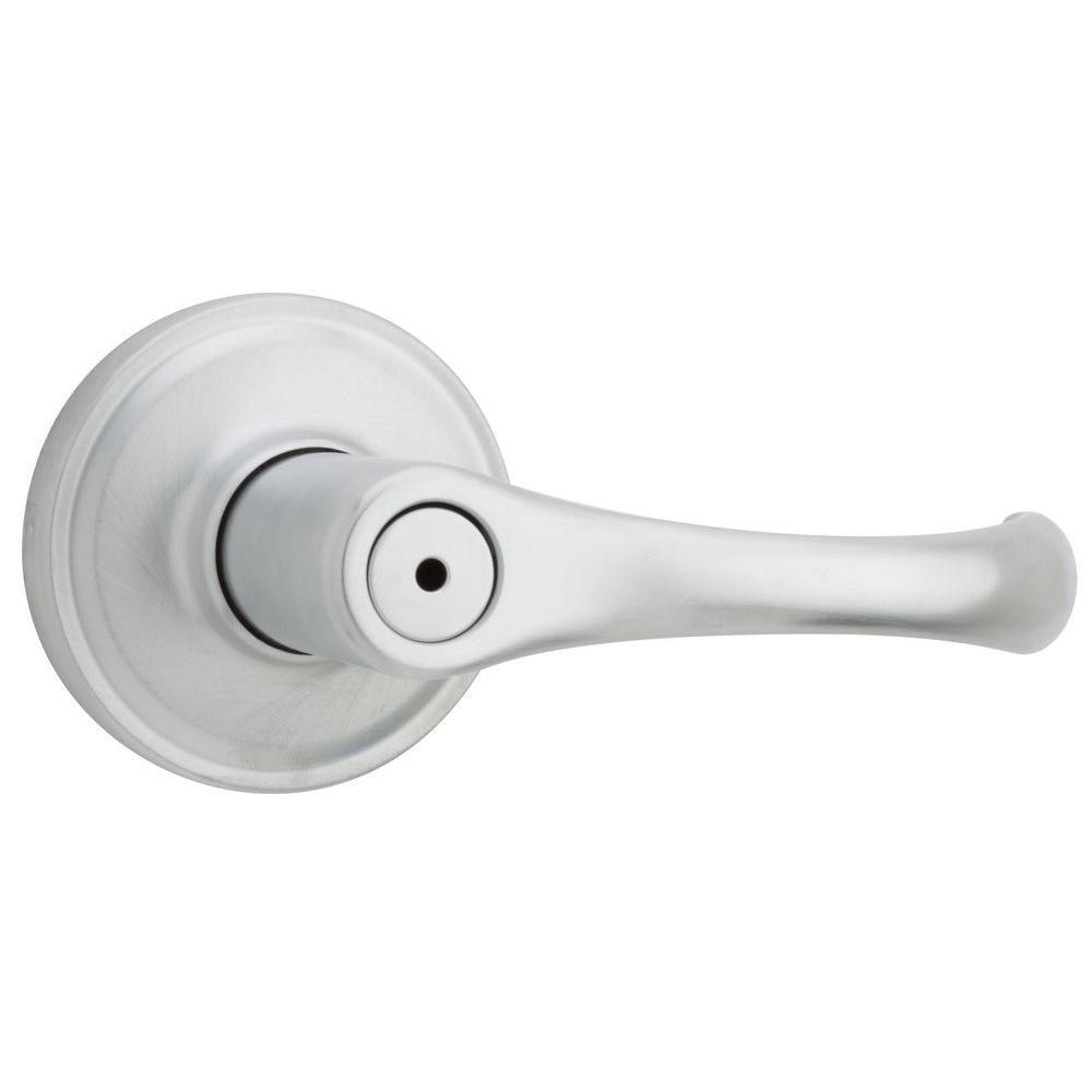 Weiser Aspen Satin Chrome Bed/Bath LeverGLA331 A26D B 6LS1R1 The Home Depot