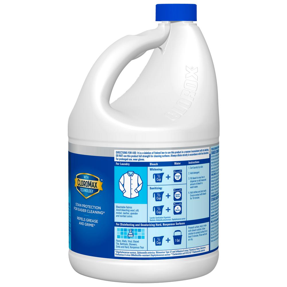 Clorox 121 Oz Regular Concentrated Liquid Bleach 2 Pack And 144