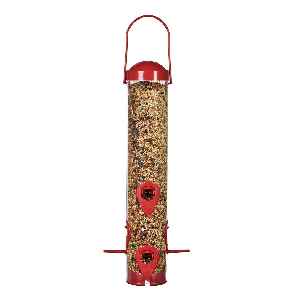 PerkyPet Wild Bird Red Sierra 2in1 Bird Feeder3264 The Home Depot