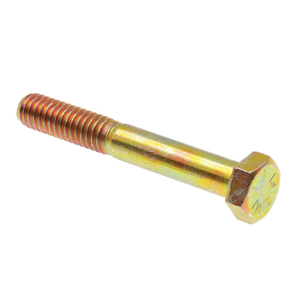 5/16 in.18 x 21/4 in. Grade 8 Yellow Zinc Plated Steel Hex Head Cap