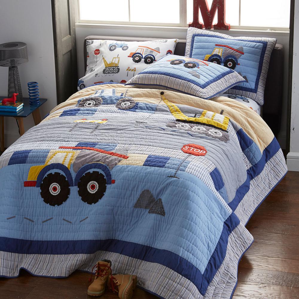 The Company Store Addison Cotton Full/Queen Quilt 50290QFQMULTI The