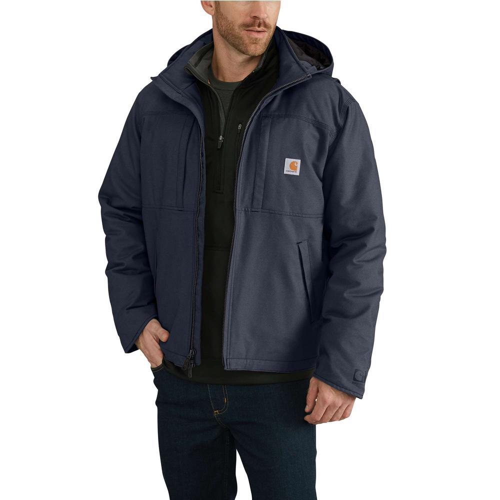 navy carhartt polyester cotton hooded defender heavyweight rain spandex cryder swing jacket paxton mock sweatshirt zip extra