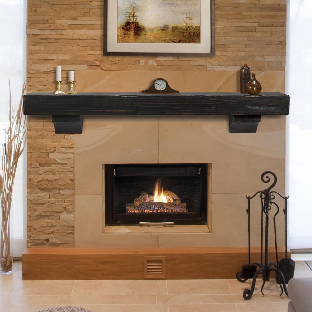 Pearl Mantels Shenandoah Traditional Fireplace Mantel Shelf