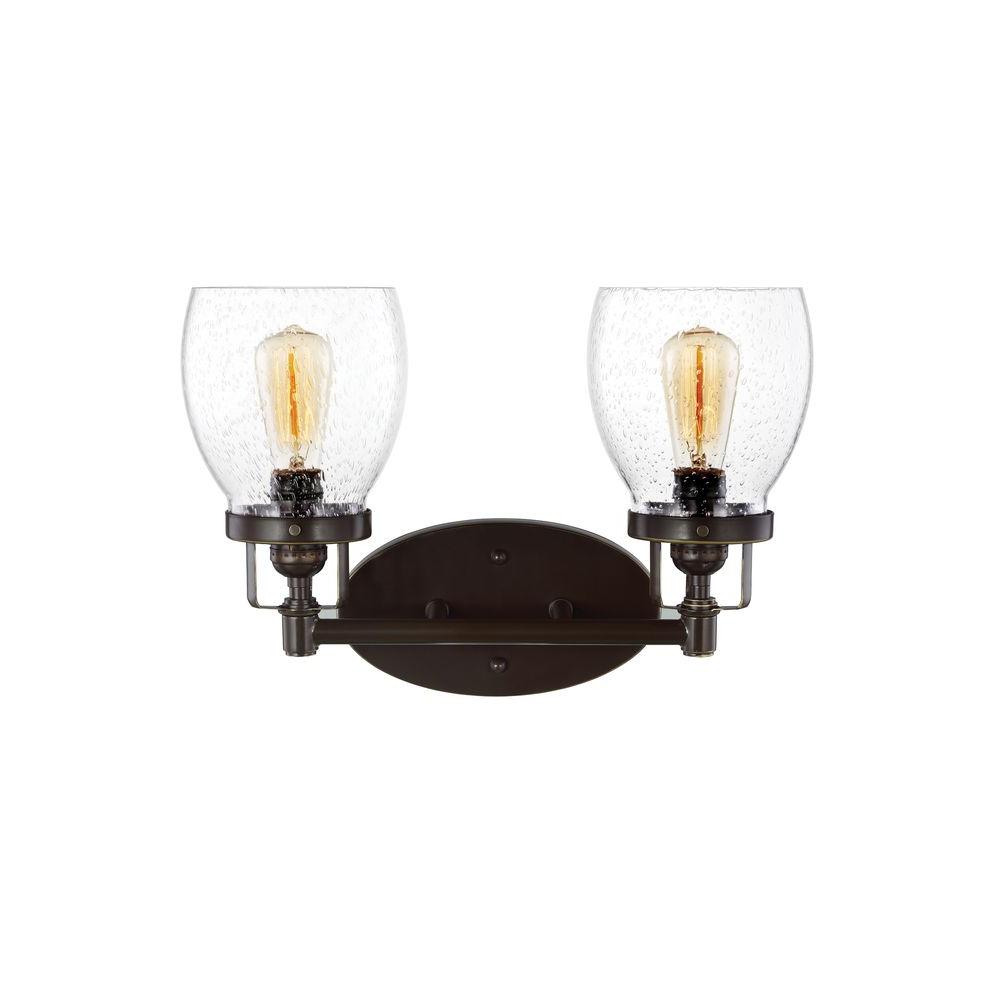 Troy Lighting Mercantile 1-Light Vintage Bronze Vanity Light-B3841 - The Home Depot