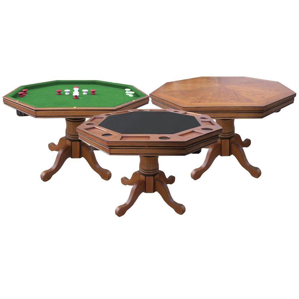 Oak Poker Table