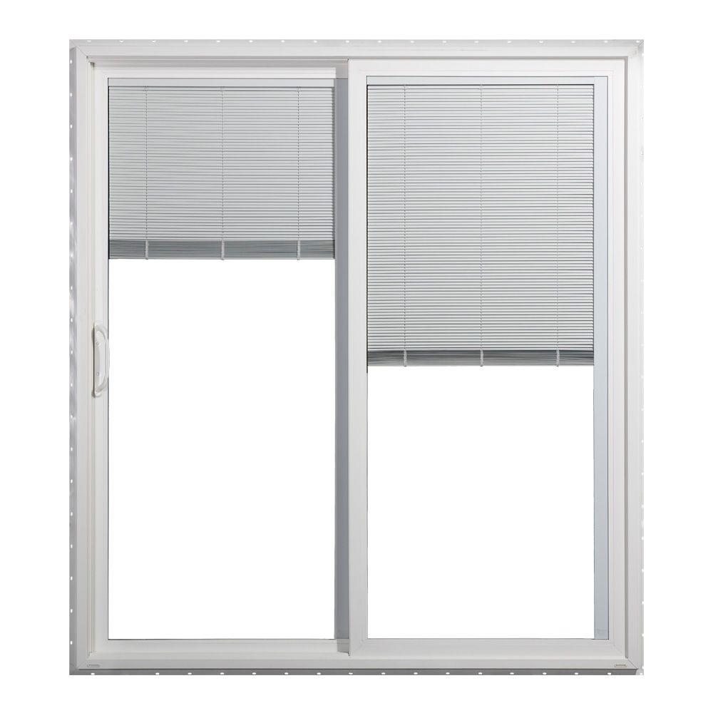 Jeld Wen 60 In X 80 In Premium White Vinyl Left Hand Full Lite