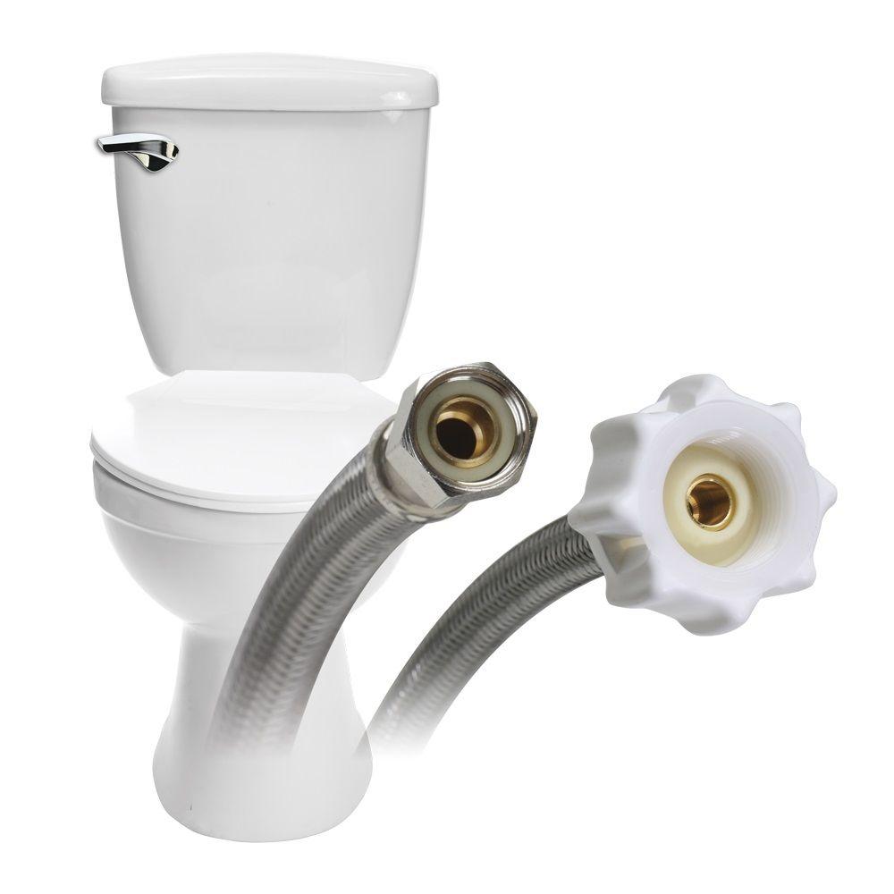 Fluidmaster Click Seal 3 8 In X 7 12 Toilet Connector Fluidmaster Click Seal 3 8 In X 7 12 Toilet Connector B1t12cs The Home Depot