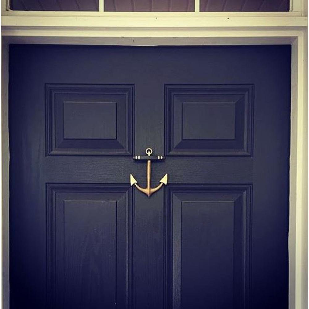 Michael Healy Brass Anchor Door Knocker Mhs151 The Home Depot