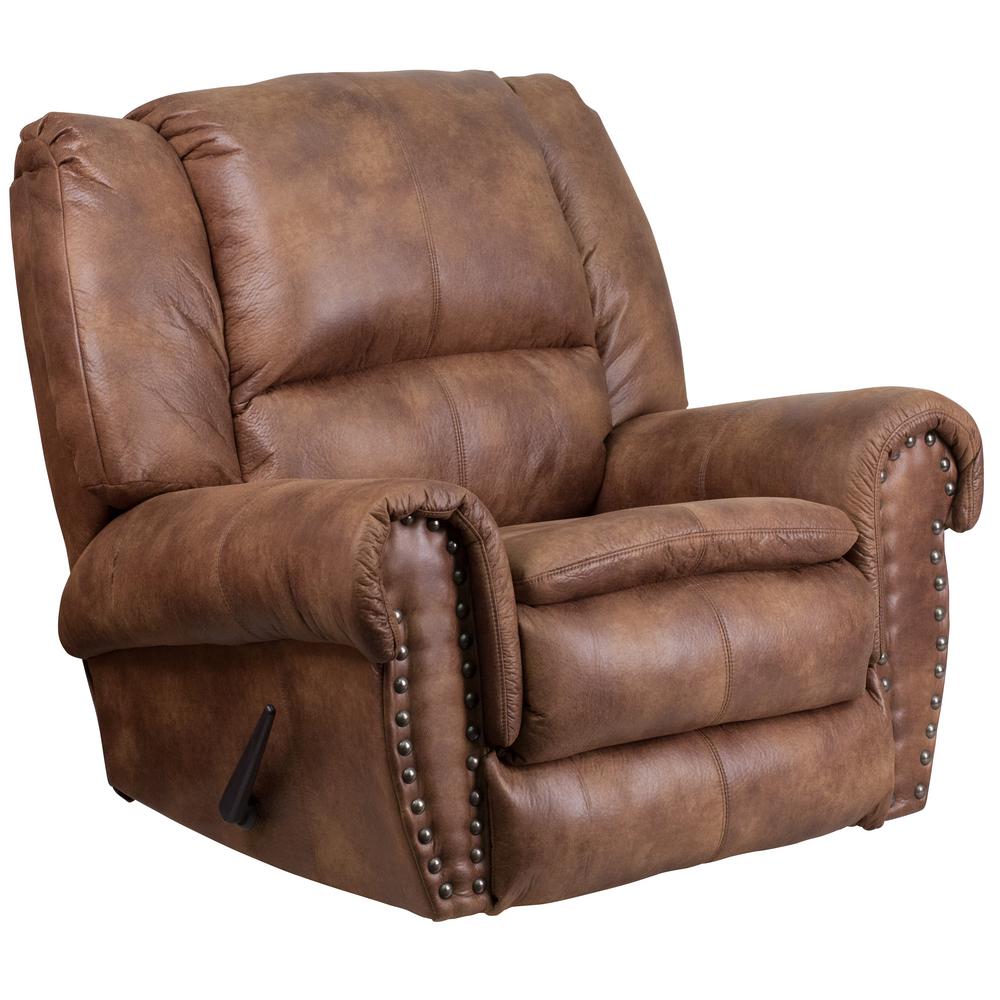 Brown Recliners Chairs The Home Depot Contemporary
