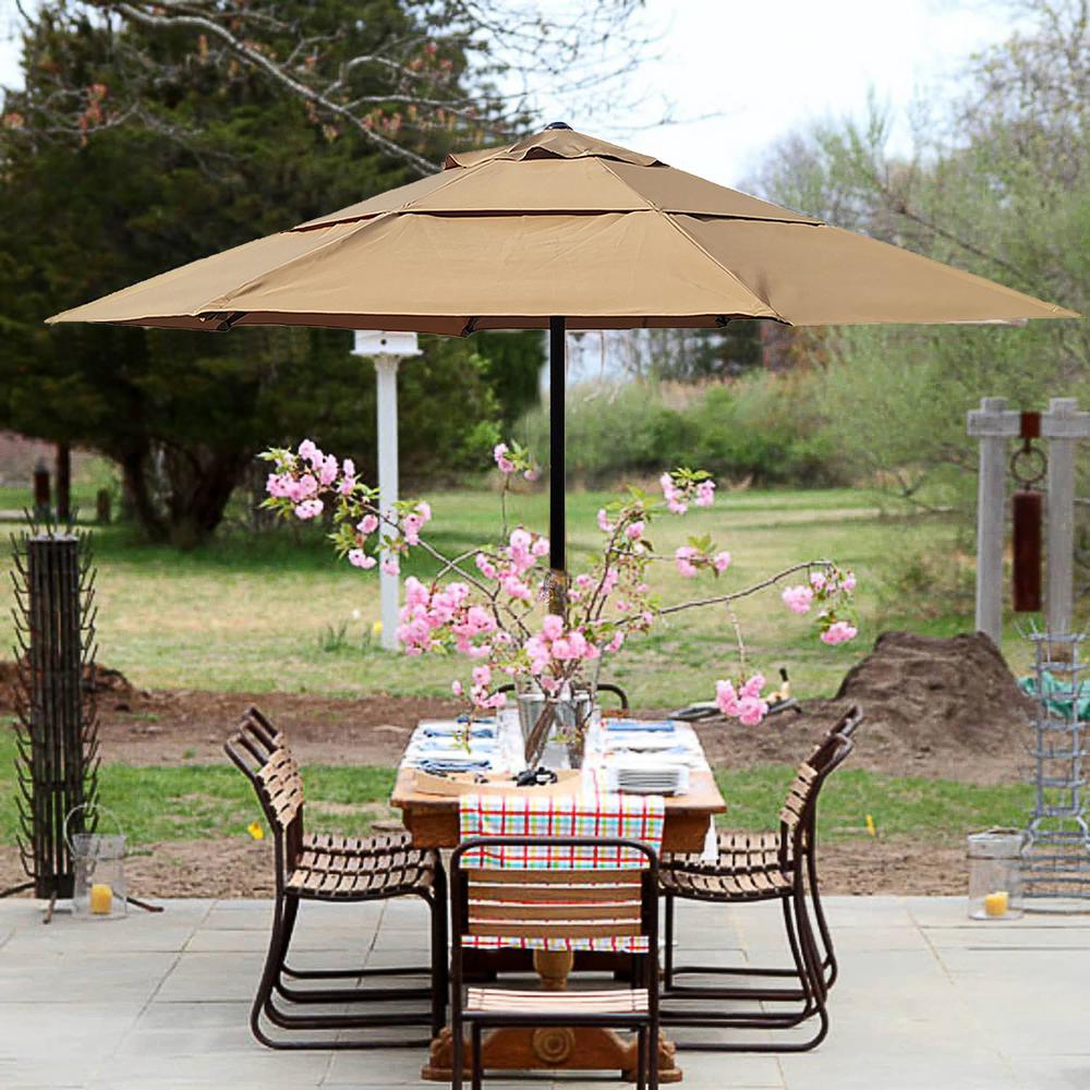 16 Patio Umbrellas Patio Furniture The Home Depot