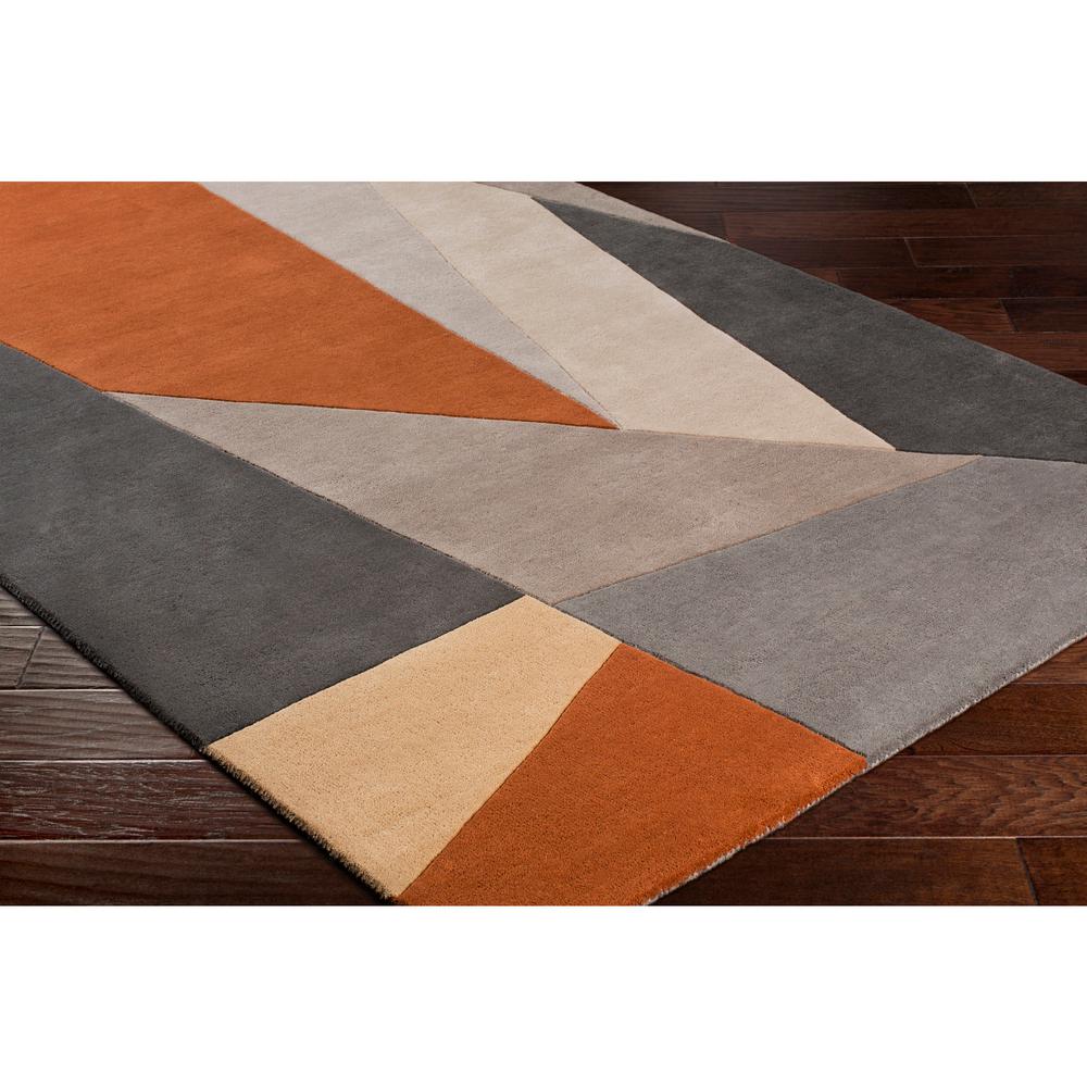Artistic Weavers Skadi Burnt Orange 5 Ft X 8 Ft Abstract Area Rug S00161012932 The Home Depot