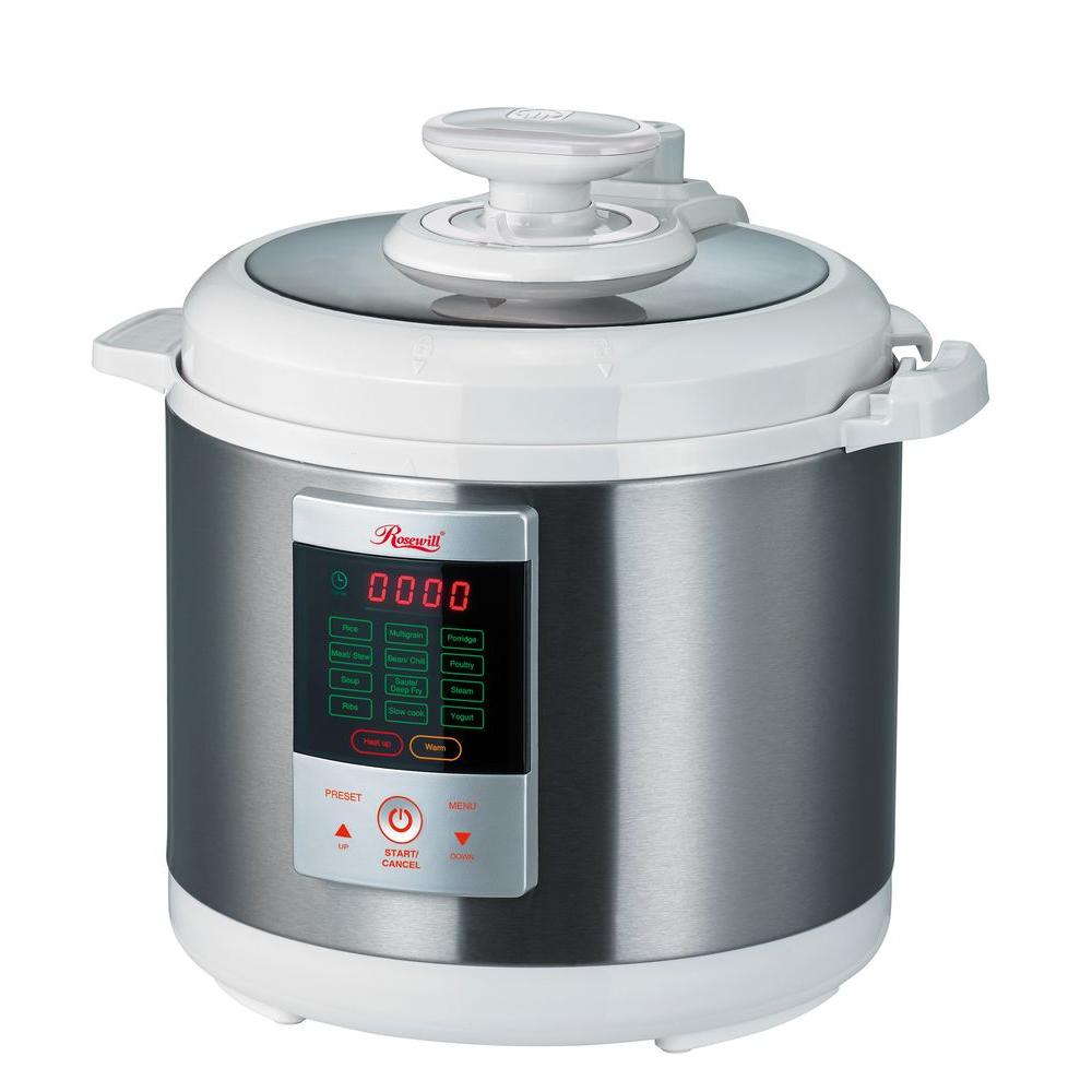 Rosewill 7-in-1 Multi-Function 6 l/6.3 Qt. Programmable Stainless Steel Pressure... by Rosewill