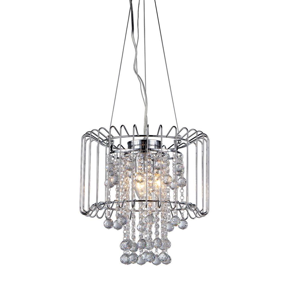 Warehouse Of Tiffany Cassandra 55 In Indoor 3 Light Chrome Warehouse Of Tiffany Cassandra 55 In Indoor 3 Light Chrome Chandelier