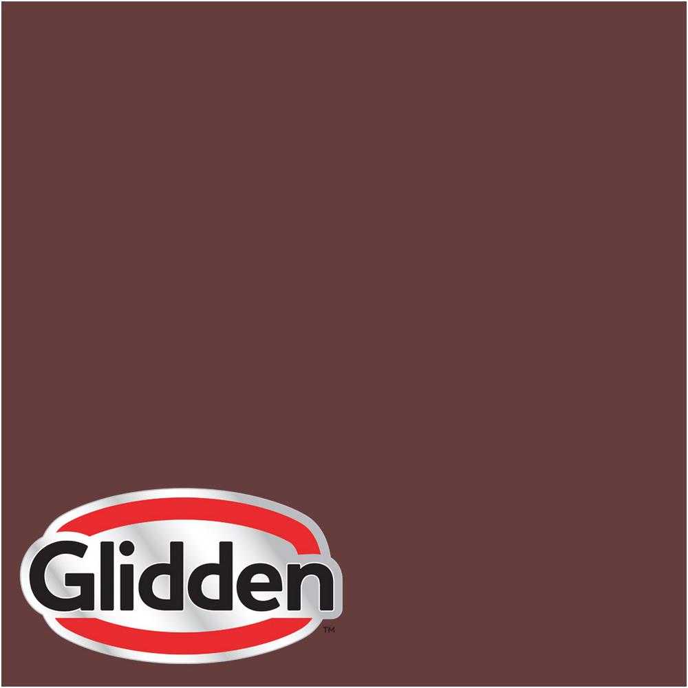 Glidden Premium 1 Gal Hdgr52d Old Mahogany Semi Gloss Interior Paint With Primer