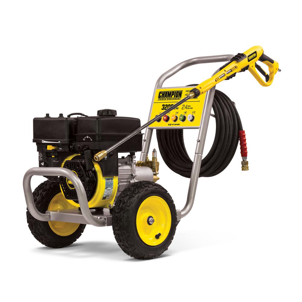 Champion Power Equipment 3200 psi 2.4 GPM Gas Powered Wheelbarrow Style Pressure... by Champion Power Equipment