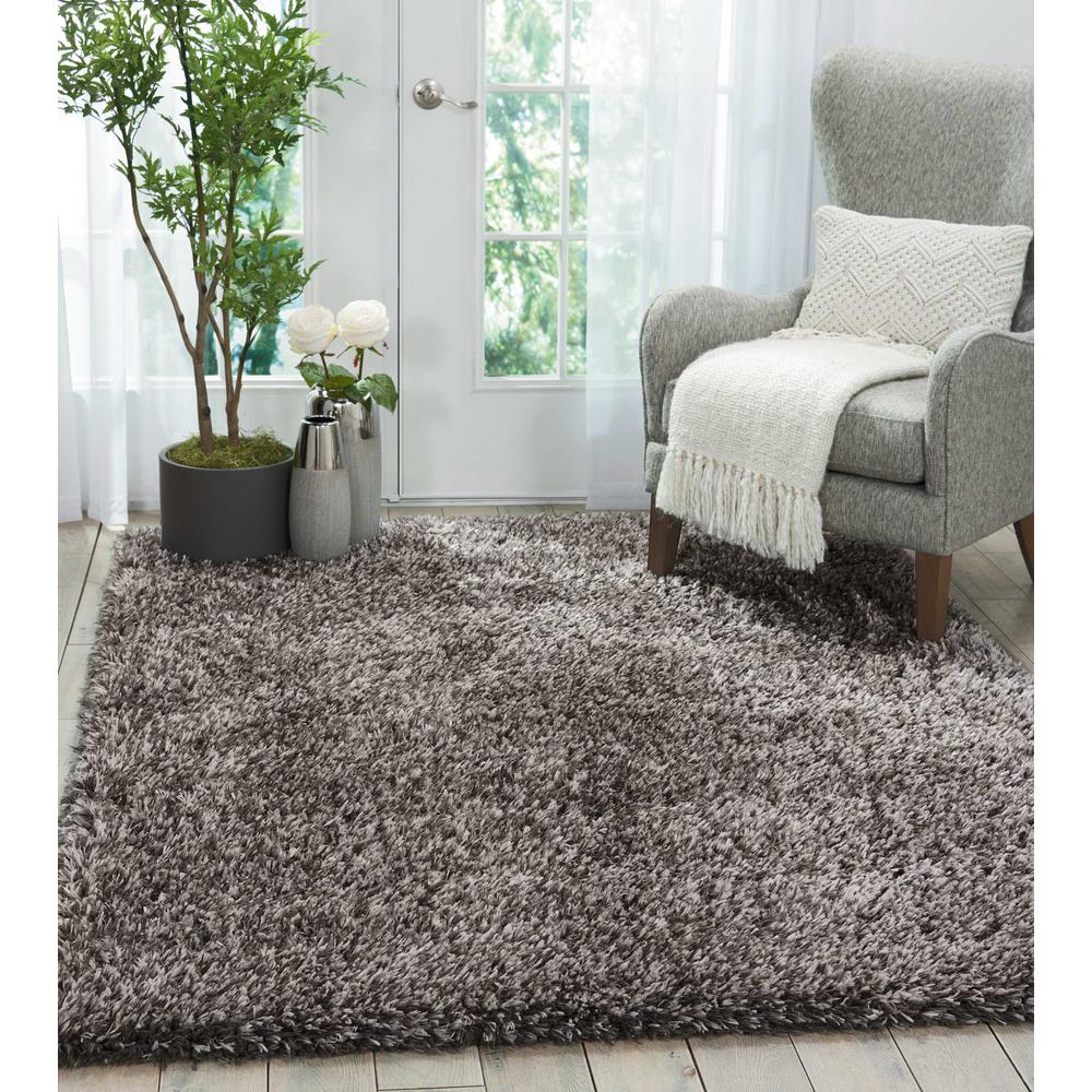 Nourison Ultra Plush 5 X 7 Charcoal Grey Area Rug - 5 X Area Rugs Nourison Ultra Plush 5 X 7 Charcoal Grey Area Rug - 5 X Area Rugs