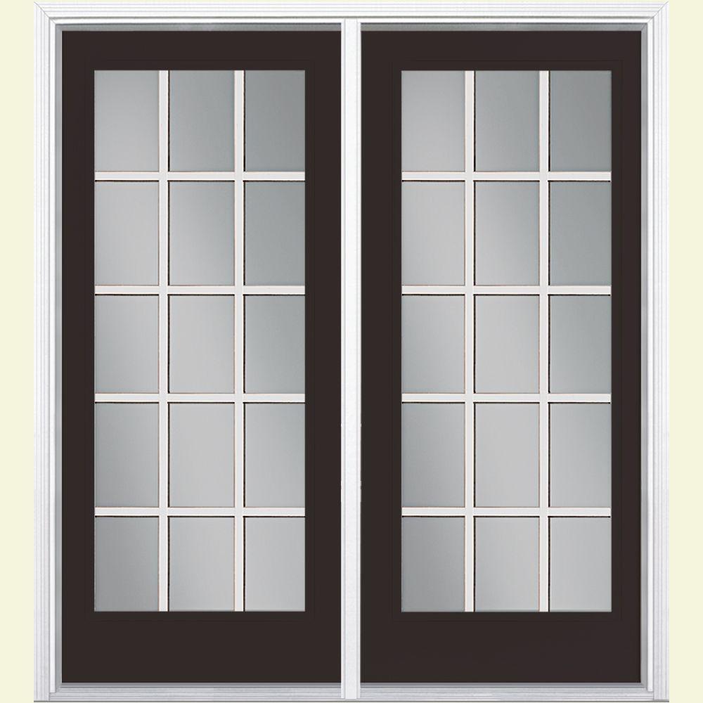 Masonite 72 In X 80 Willow Wood Steel Prehung Right Hand 72 In X 80 Willow Wood Steel Prehung Left Hand Inswing