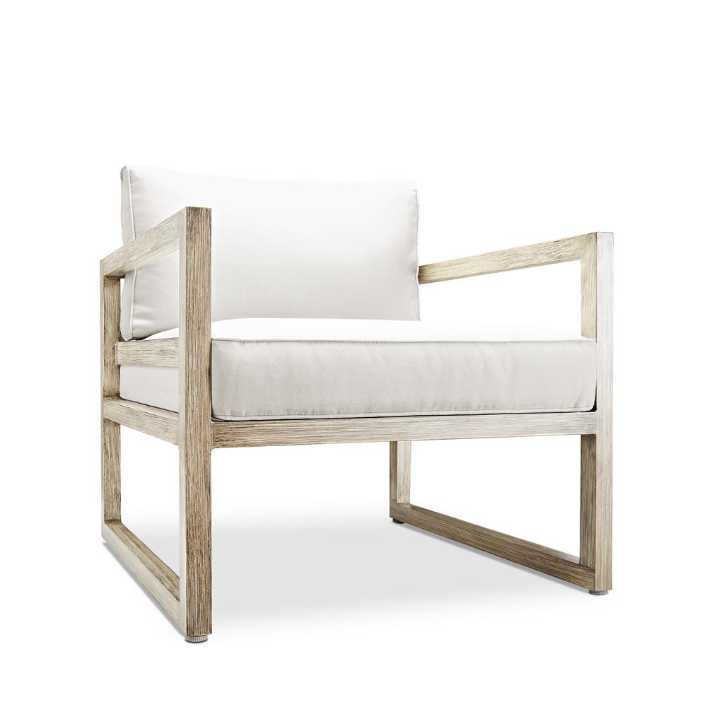Real Flame Monacobrushed Antique White2 Piece All Weather Aluminum Real Flame Monacobrushed Antique White2 Piece All Weather Aluminum Outdoorpatio Conversation Set With Pale Gray