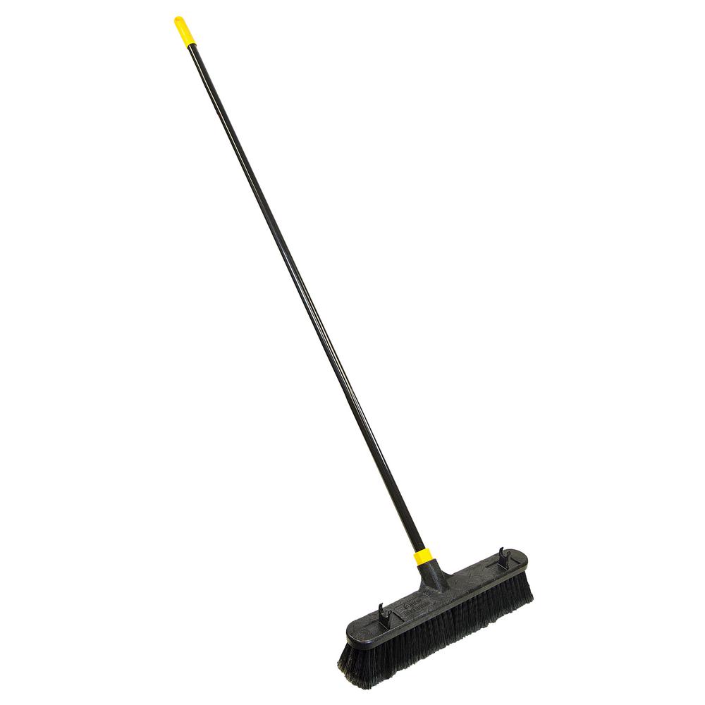 Quickie BULLDOZER 24 in. Indoor/Outdoor Push Broom-5381ZQK - The Home Depot