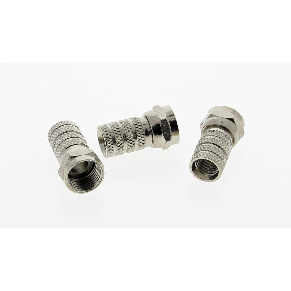 Ideal RG6 TwistOn FConnectors (4Pack)84039 The Home Depot