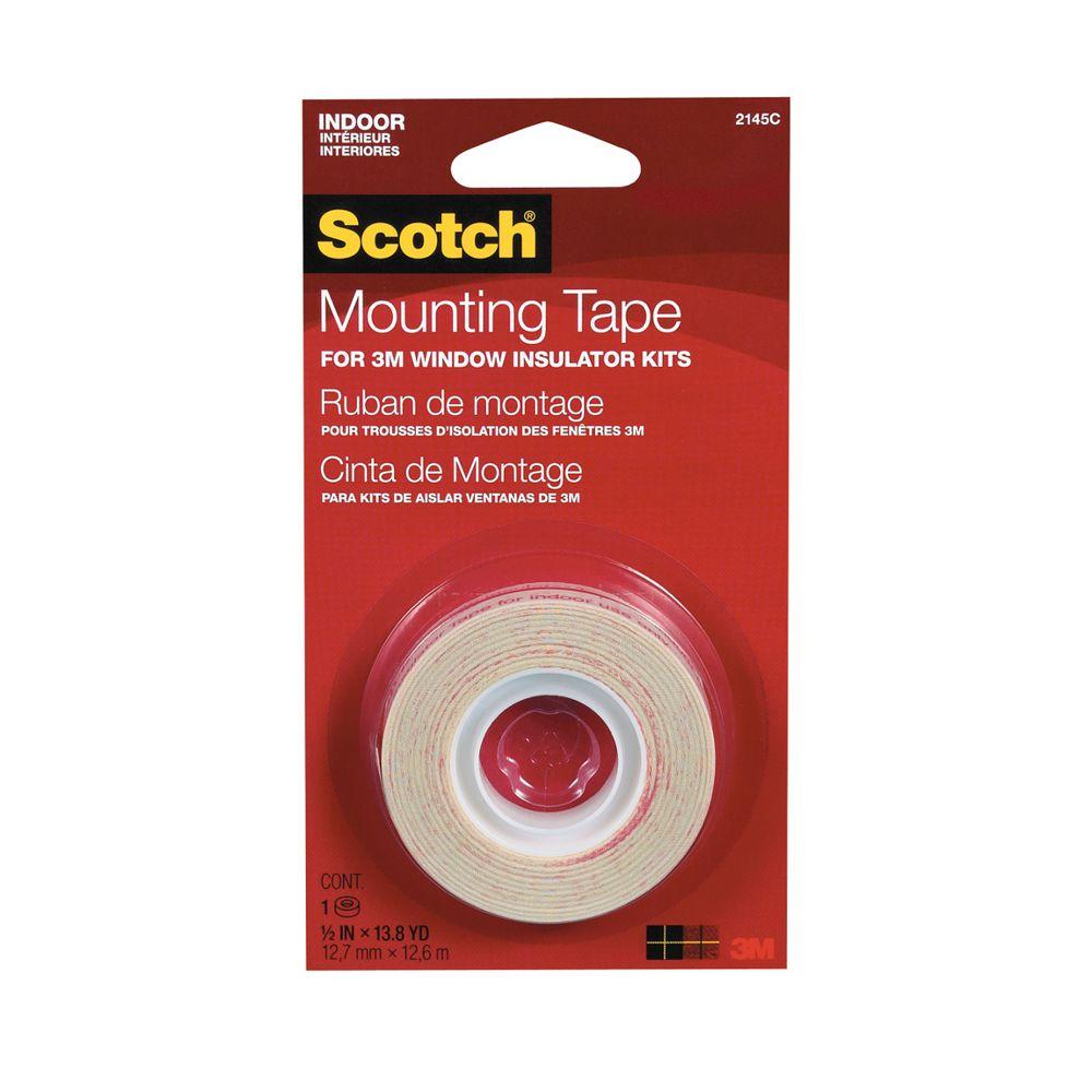 3M 1/2 in. x 13.8 yd. Indoor Window Film Mounting Tape2145C The Home