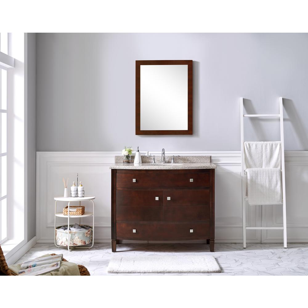 Ove Decors Atlanta 42 In Vanity Stain With Granite Ove Decors Atlanta 42 In Vanity
