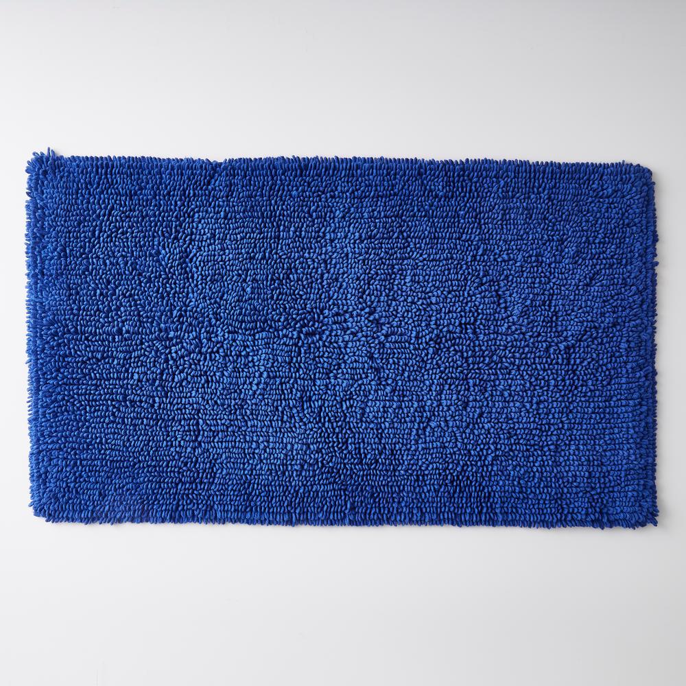 The Company Store Company Cotton Chunky Loop Royal Blue 24 In X 40 In Bath Rug Vj46 24x40 Royal Blue The Home Depot