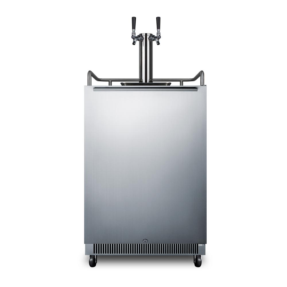 Summit Appliance 1/2 Keg Beer Dispenser with Double Tap