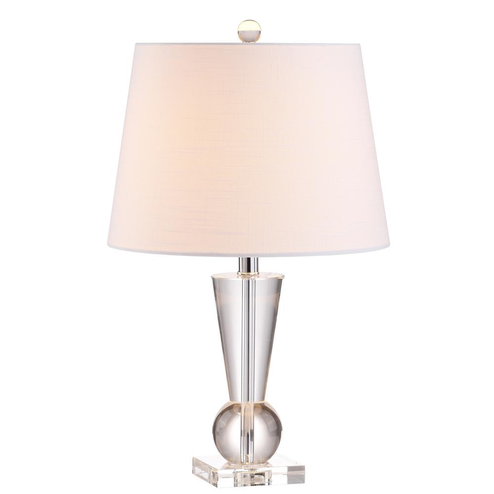 JONATHAN Y JYL2024A Avery 24 Glass//Crystal Table Lamp Clear White