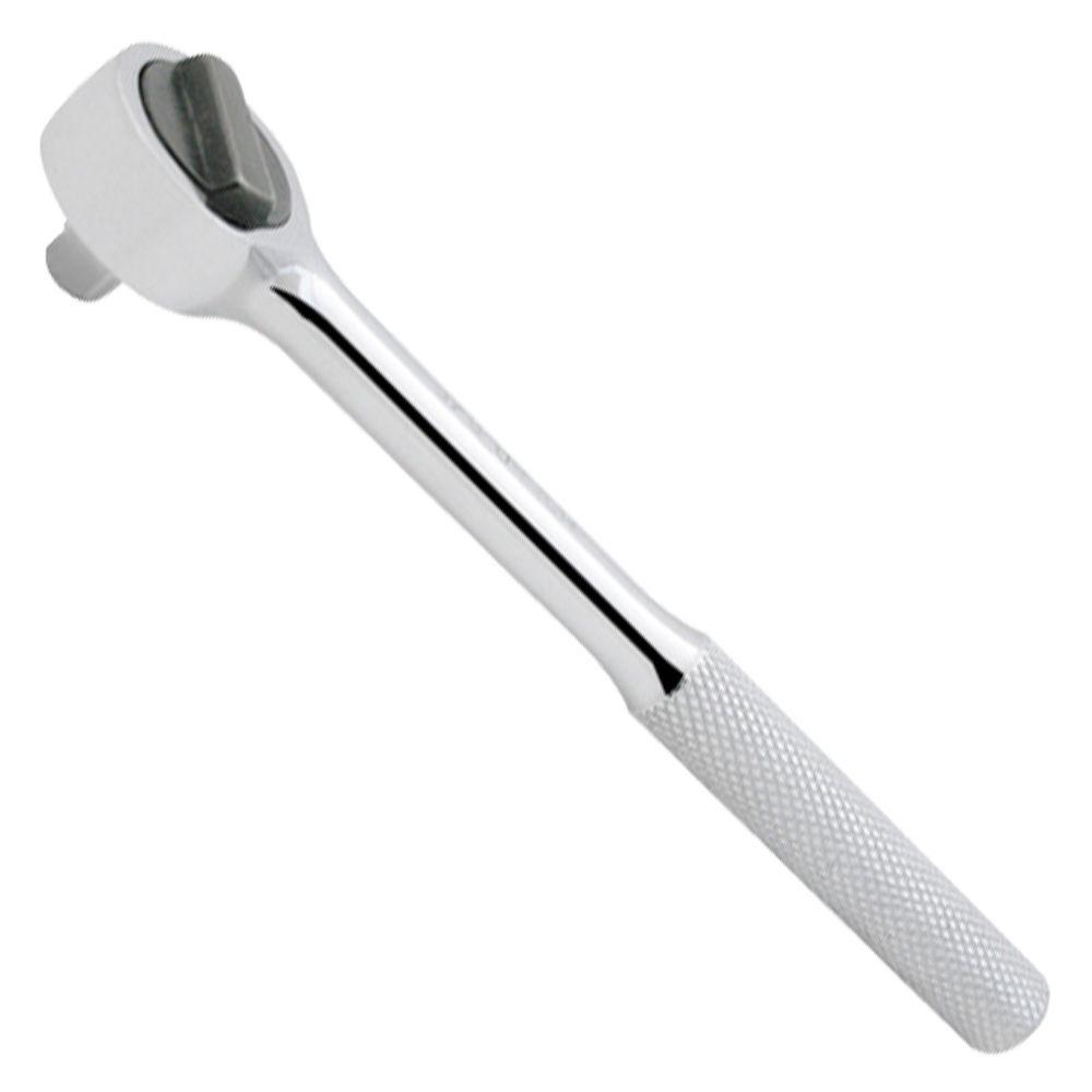 URREA 3/8 in. Drive Round Head Reversible Chrome Ratchet5252A The