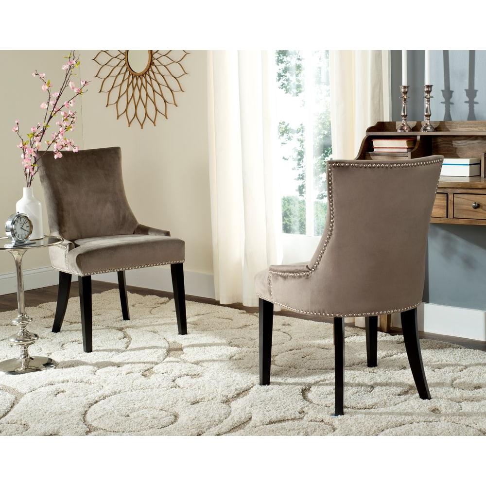 Safavieh Lester Mushroom Cotton Dining Chair Set Of 2