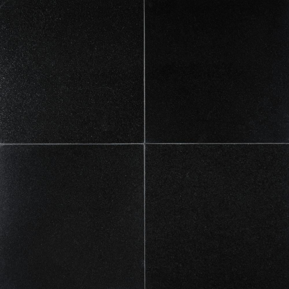 Granite Tile Floor 12 X12 Black, Home Depot Granite Tile