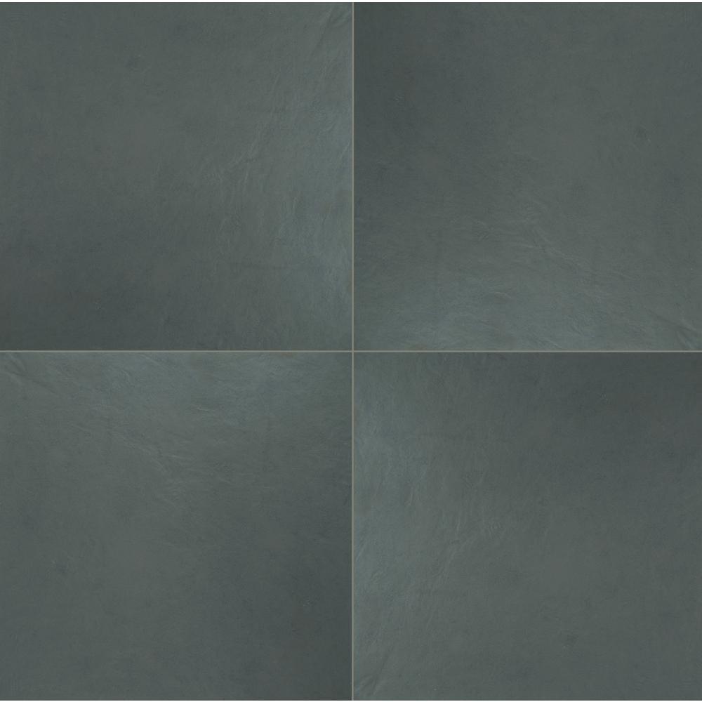 Msi Montauk Blue 16 In X 16 In Gauged Slate Floor And Wall Tile