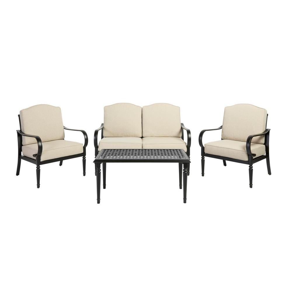 Beige Tan Patio Conversation Sets Outdoor Lounge Furniture Beige Tan Patio Conversation Sets
