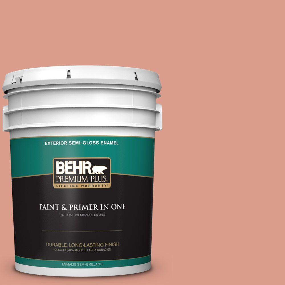 BEHR Premium Plus 5gal. 210D4 Medium Terracotta Semi BEHR Premium Plus 5gal. 210D4 Medium Terracotta Semi